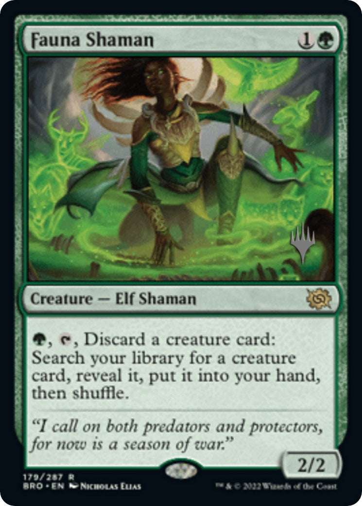 Fauna Shaman (Promo Pack) [The Brothers' War Promos] | Devastation Store