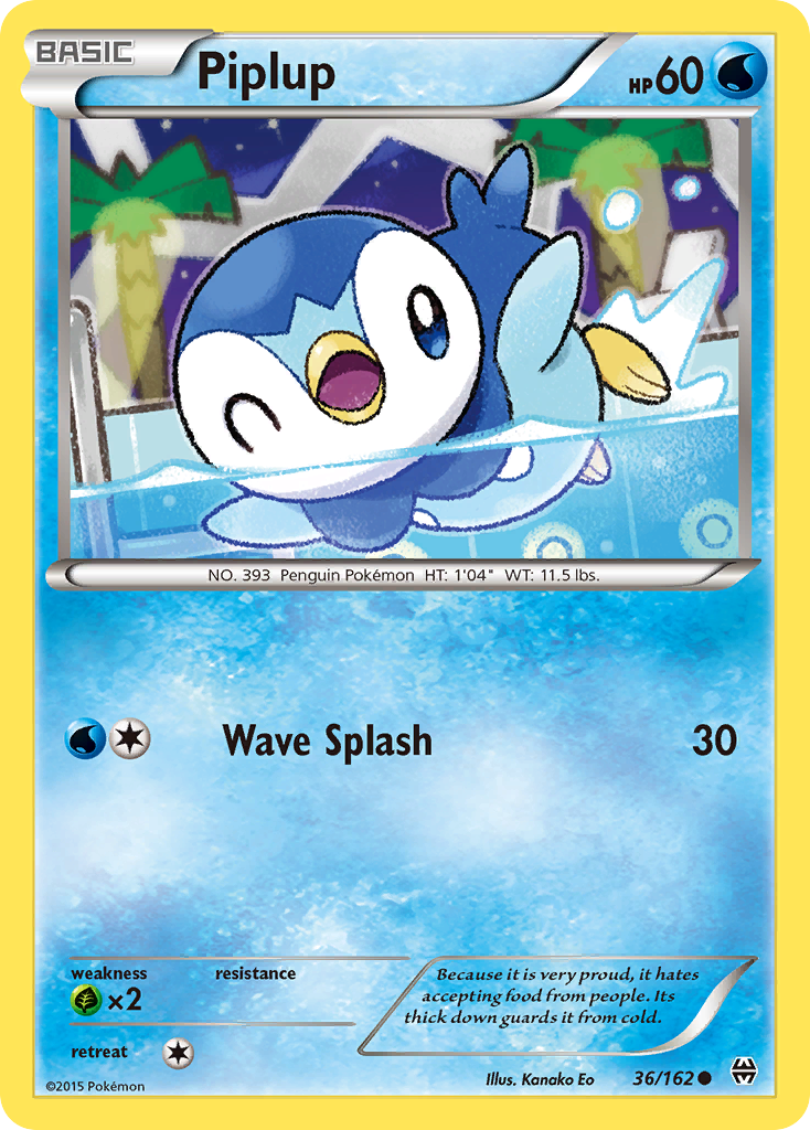 Piplup (36/162) [XY: BREAKthrough] | Devastation Store