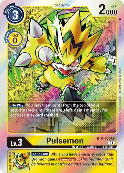 Pulsemon [BT6-033] [Double Diamond] | Devastation Store