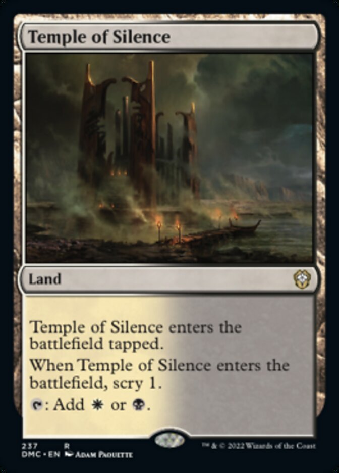 Temple of Silence [Dominaria United Commander] | Devastation Store