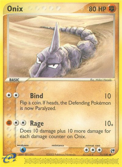 Onix (71/100) [EX: Sandstorm] | Devastation Store