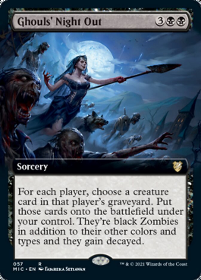 Ghouls' Night Out (Extended) [Innistrad: Midnight Hunt Commander] | Devastation Store
