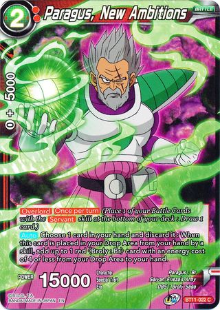 Paragus, New Ambitions [BT11-022] | Devastation Store
