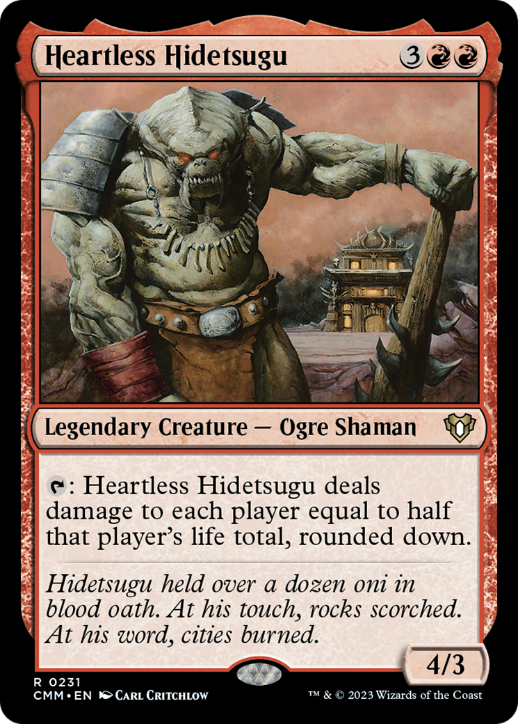 Heartless Hidetsugu [Commander Masters] | Devastation Store
