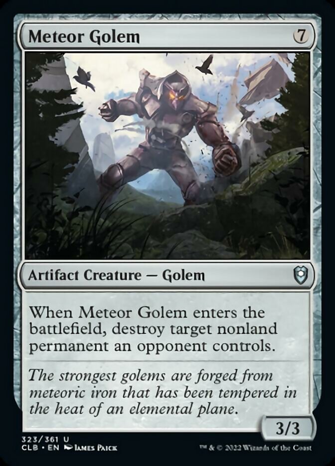 Meteor Golem [Commander Legends: Battle for Baldur's Gate] | Devastation Store