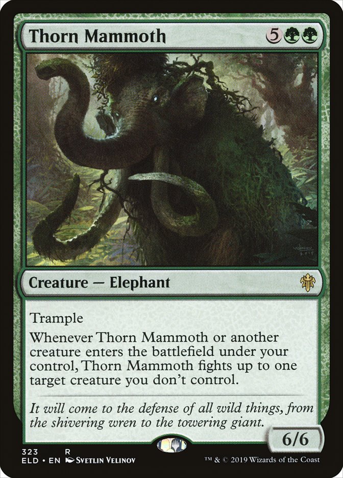 Thorn Mammoth [Throne of Eldraine] | Devastation Store