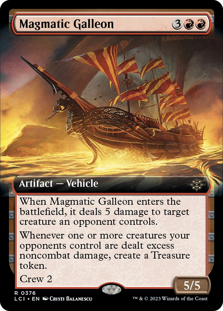 Magmatic Galleon (Extended Art) [The Lost Caverns of Ixalan] | Devastation Store
