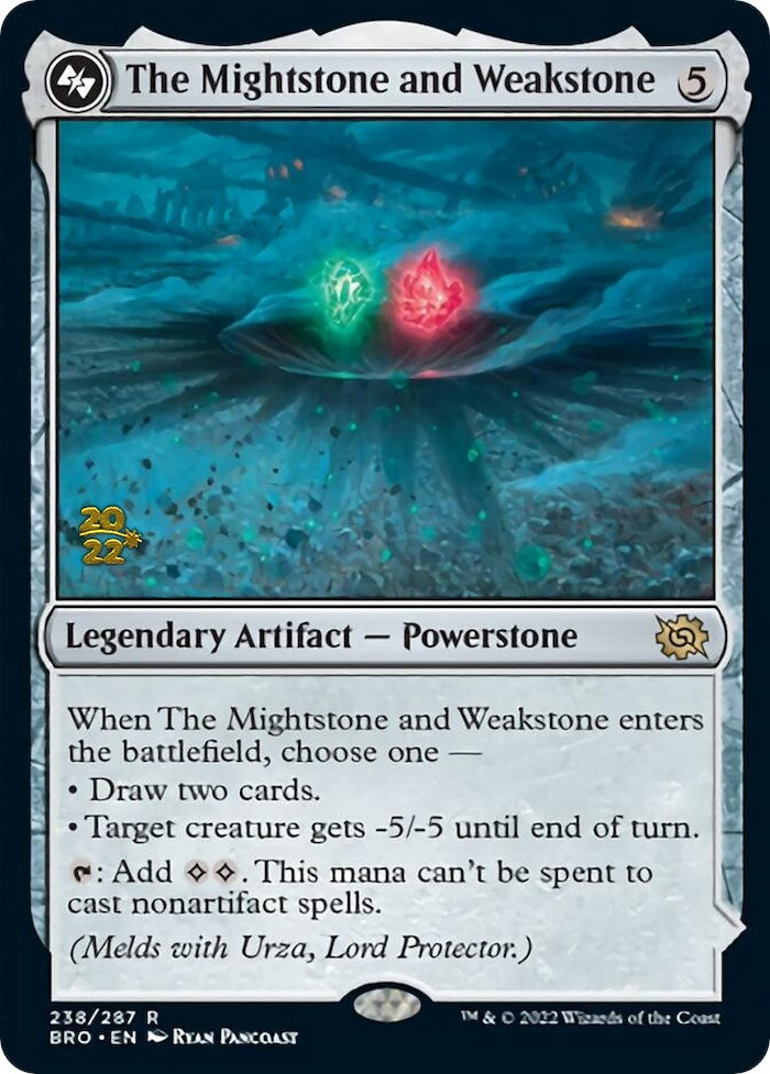 The Mightstone and Weakstone [The Brothers' War Prerelease Promos] | Devastation Store