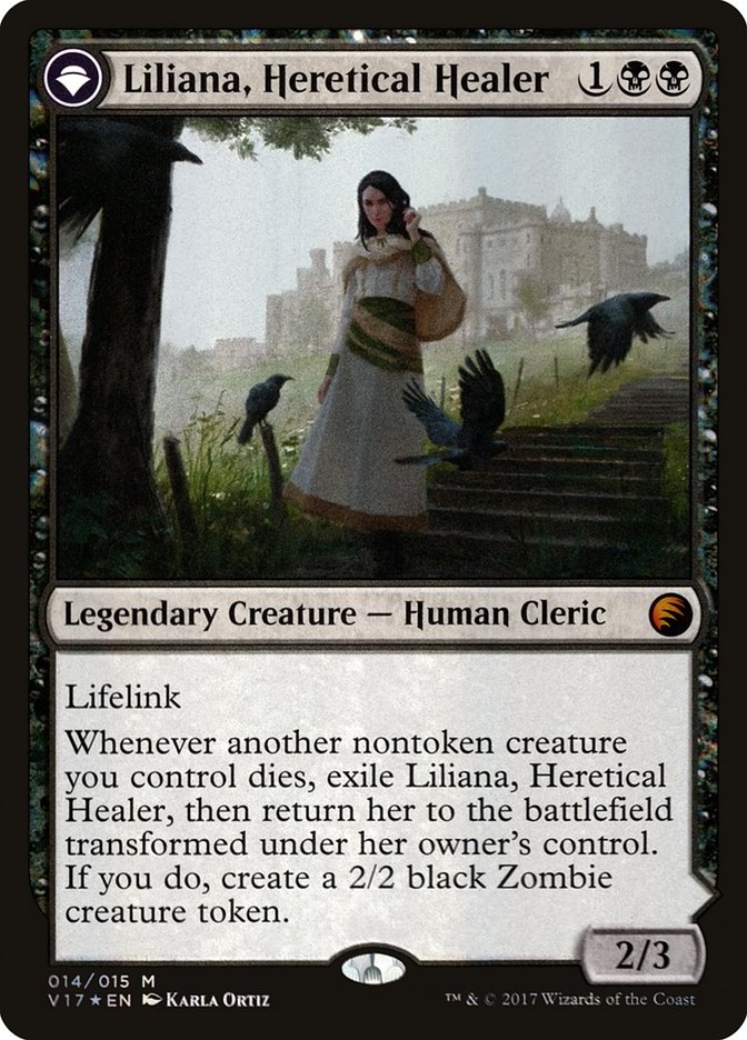 Liliana, Heretical Healer // Liliana, Defiant Necromancer [From the Vault: Transform] | Devastation Store