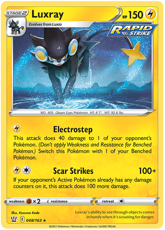 Luxray (048/163) [Sword & Shield: Battle Styles] | Devastation Store