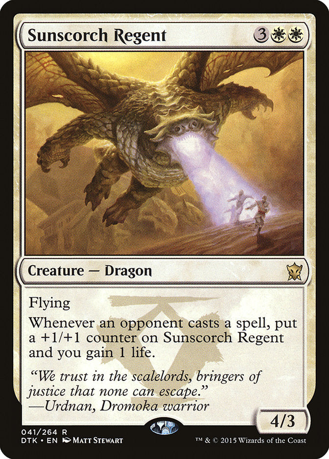 Sunscorch Regent [Dragons of Tarkir] | Devastation Store