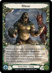 Rhinar // Harmonized Kodachi [WTR002-T // WTR078-T] Alpha Print Normal | Devastation Store