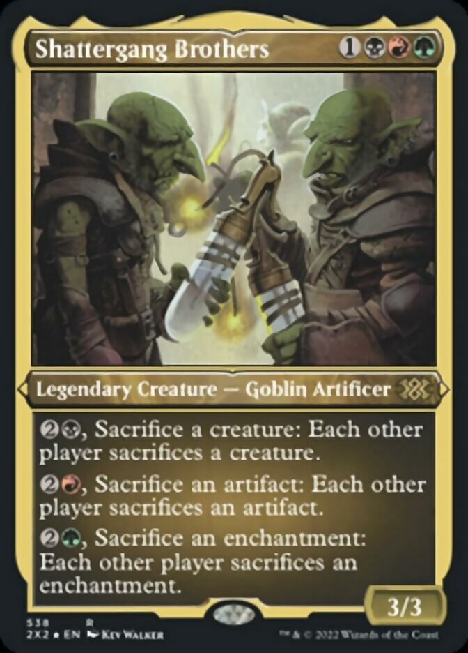 Shattergang Brothers (Foil Etched) [Double Masters 2022] | Devastation Store