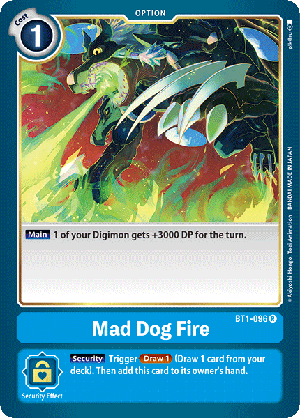 Mad Dog Fire [BT1-096] [Release Special Booster Ver.1.0] | Devastation Store