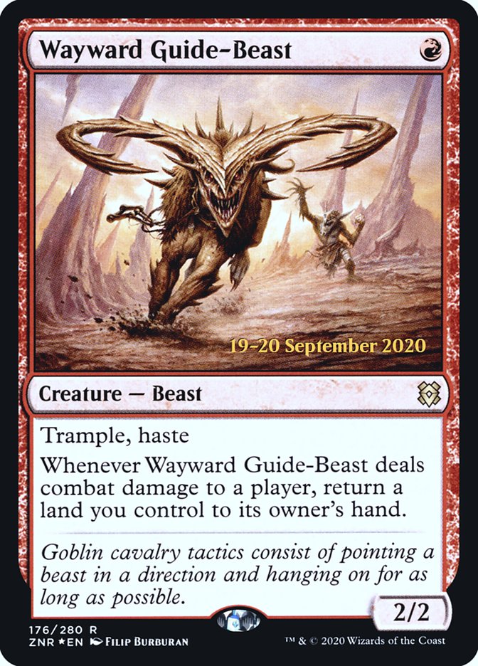 Wayward Guide-Beast [Zendikar Rising Prerelease Promos] | Devastation Store