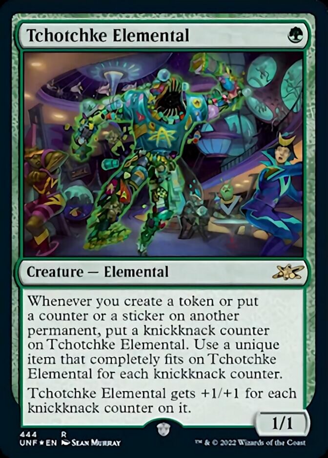 Tchotchke Elemental (Galaxy Foil) [Unfinity] | Devastation Store