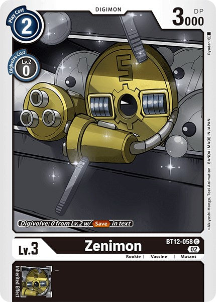 Zenimon [BT12-058] [Across Time] | Devastation Store
