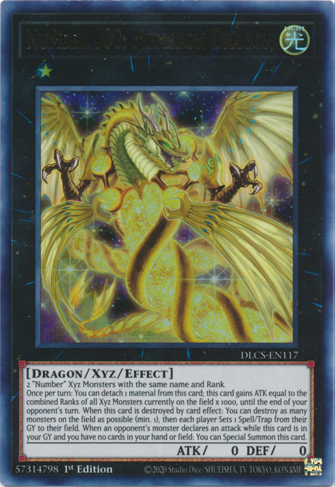 Number 100: Numeron Dragon [DLCS-EN117] Ultra Rare | Devastation Store