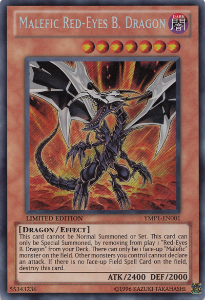 Malefic Red-Eyes B. Dragon [YMP1-EN001] Secret Rare | Devastation Store