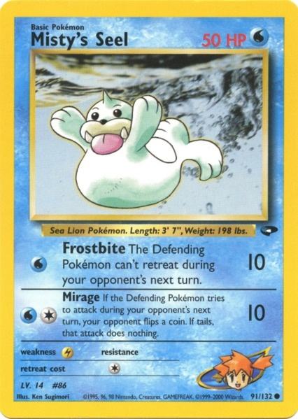 Misty's Seel (91/132) [Gym Challenge Unlimited] | Devastation Store