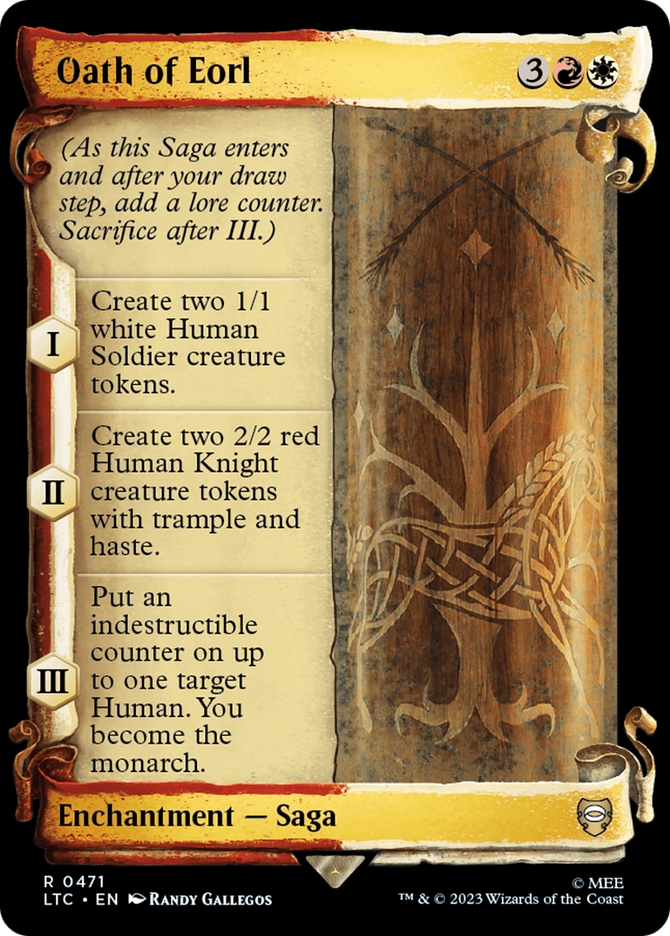 Oath of Eorl [The Lord of the Rings: Tales of Middle-Earth Commander Showcase Scrolls] | Devastation Store