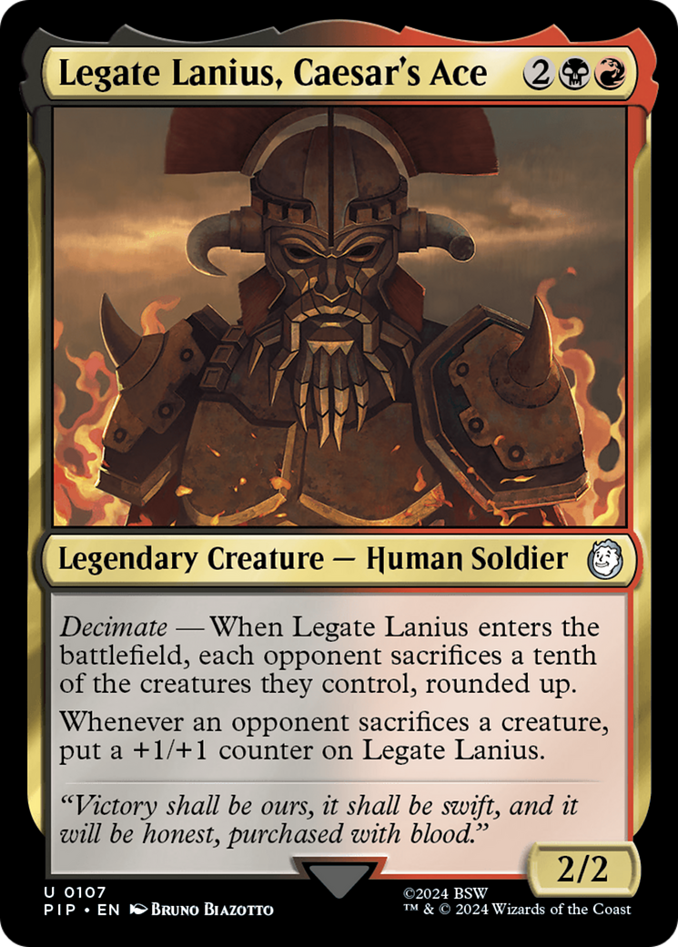 Legate Lanius, Caesar's Ace [Fallout] | Devastation Store