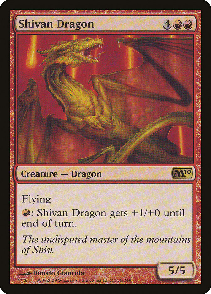 Shivan Dragon [Magic 2010] | Devastation Store