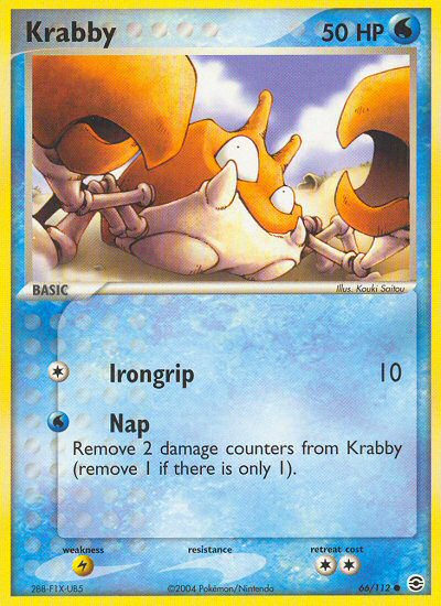 Krabby (66/112) [EX: FireRed & LeafGreen] | Devastation Store