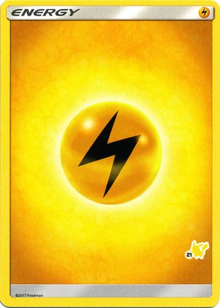 Lightning Energy (Pikachu Stamp #21) [Battle Academy 2020] | Devastation Store