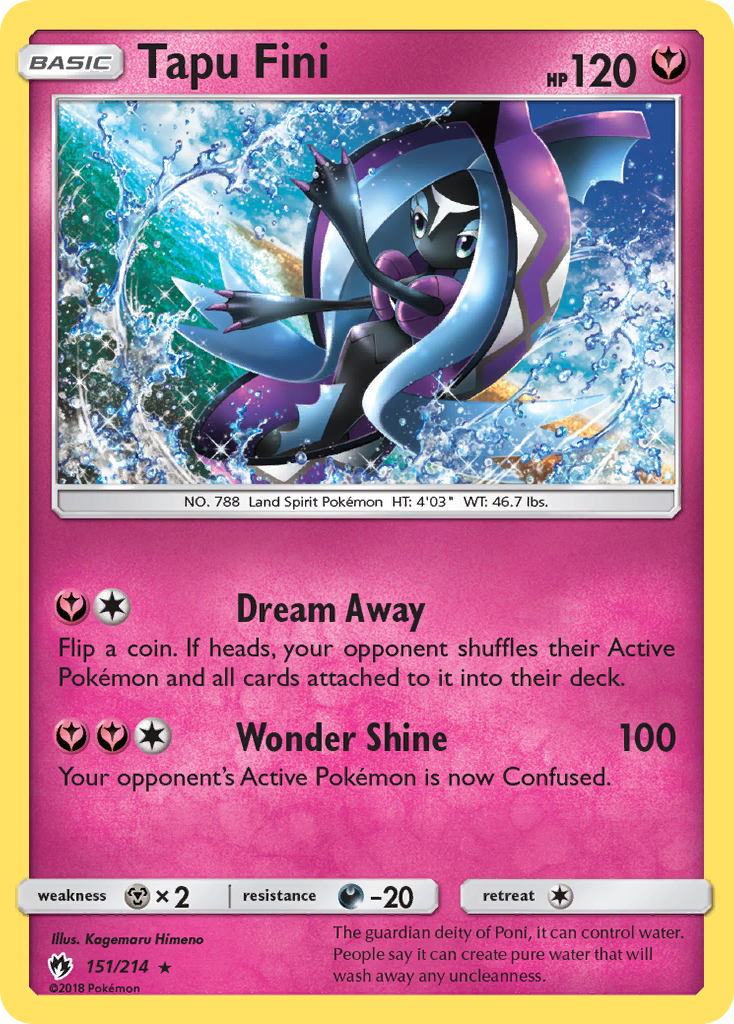 Tapu Fini (151/214) [Sun & Moon: Lost Thunder] | Devastation Store