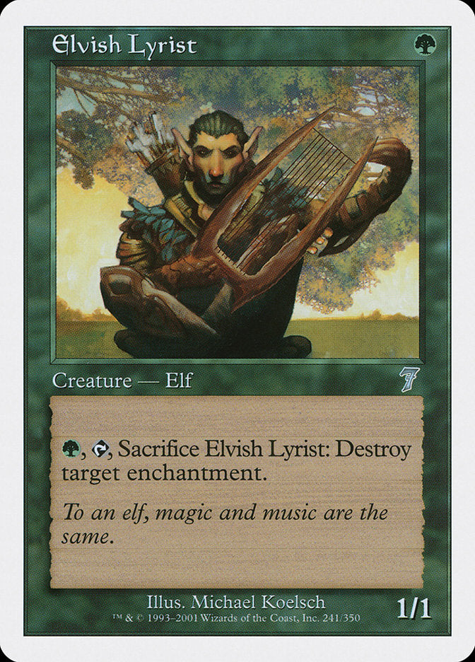 Elvish Lyrist [Seventh Edition] - Devastation Store | Devastation Store