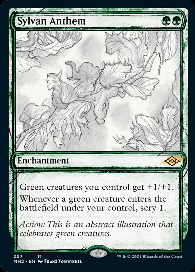 Sylvan Anthem (Sketch) [Modern Horizons 2] | Devastation Store