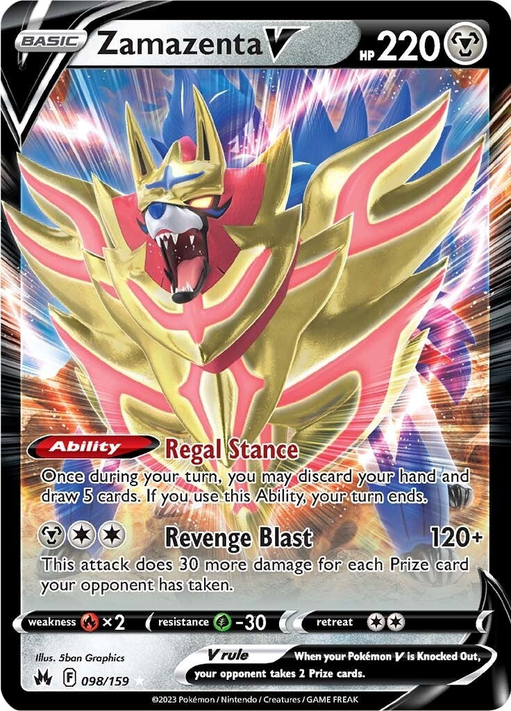 Zamazenta V (098/159) [Sword & Shield: Crown Zenith] | Devastation Store