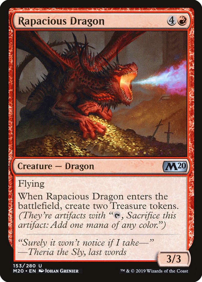 Rapacious Dragon [Core Set 2020] | Devastation Store