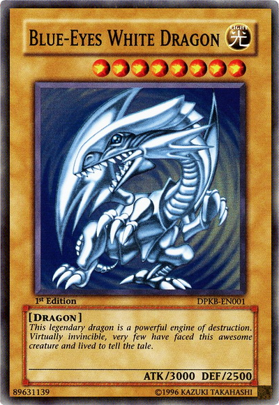 Blue-Eyes White Dragon [DPKB-EN001] Super Rare | Devastation Store