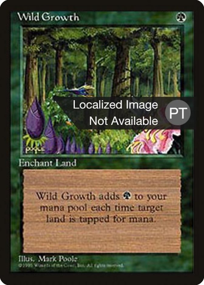 Wild Growth [Fourth Edition (Foreign Black Border)] | Devastation Store