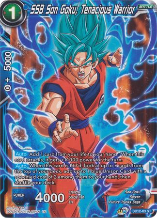 SSB Son Goku, Tenacious Warrior (Starter Deck - Spirit of Potara) [SD12-03] | Devastation Store