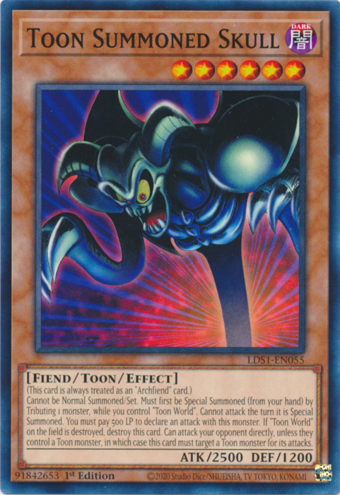 Toon Summoned Skull [LDS1-EN055] Common | Devastation Store