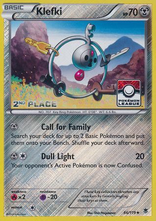 Klefki (66/119) (League Promo 2nd Place) [XY: Phantom Forces] | Devastation Store