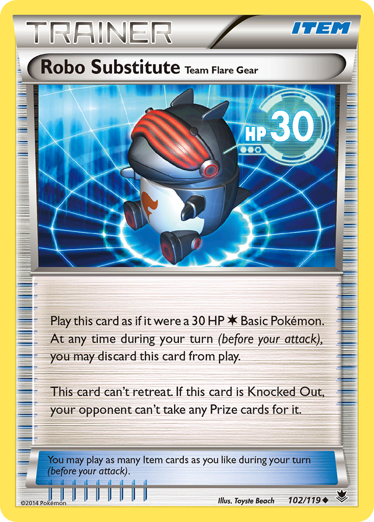 Robo Substitute Team Flare Gear (102/119) [XY: Phantom Forces] | Devastation Store