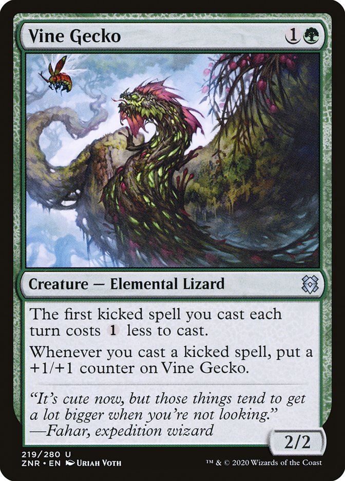 Vine Gecko [Zendikar Rising] | Devastation Store