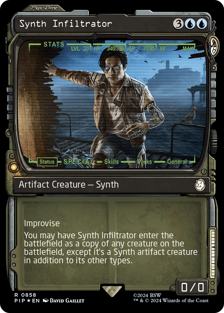 Synth Infiltrator (Showcase) (Surge Foil) [Fallout] | Devastation Store