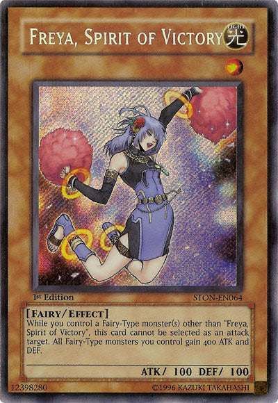 Freya, Spirit of Victory [STON-EN064] Secret Rare | Devastation Store