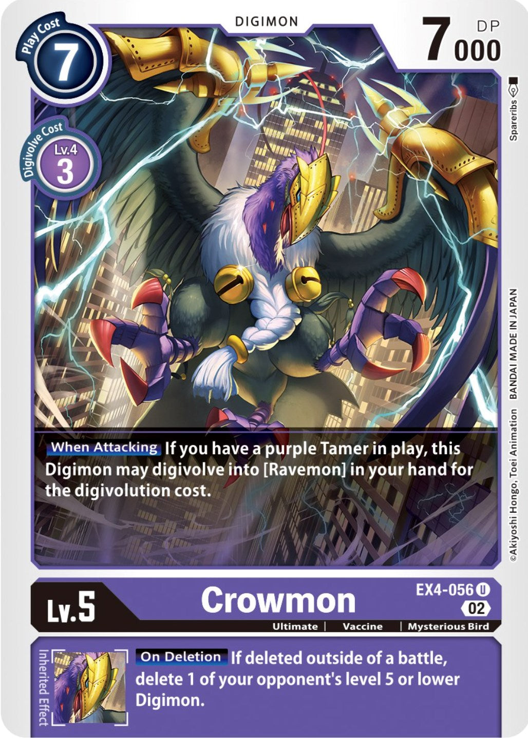 Crowmon [EX4-056] [Alternative Being Booster] | Devastation Store