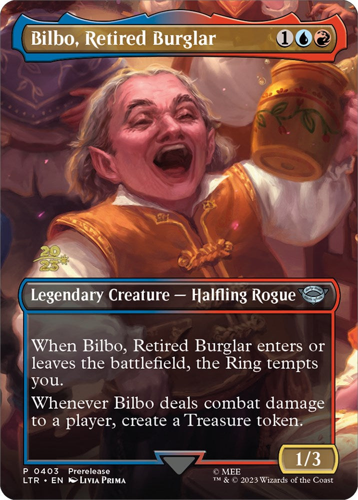 Bilbo, Retired Burglar [The Lord of the Rings: Tales of Middle-Earth Prerelease Promos] | Devastation Store