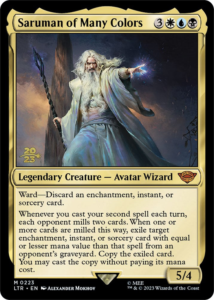 Saruman of Many Colors [The Lord of the Rings: Tales of Middle-Earth Prerelease Promos] | Devastation Store