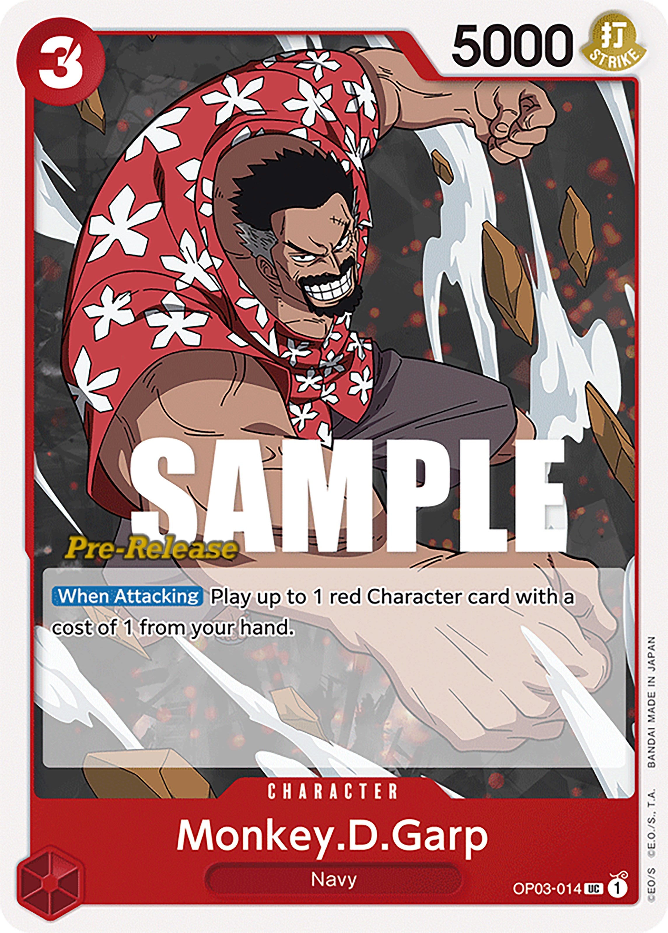 Monkey.D.Garp [Pillars of Strength Pre-Release Cards] | Devastation Store