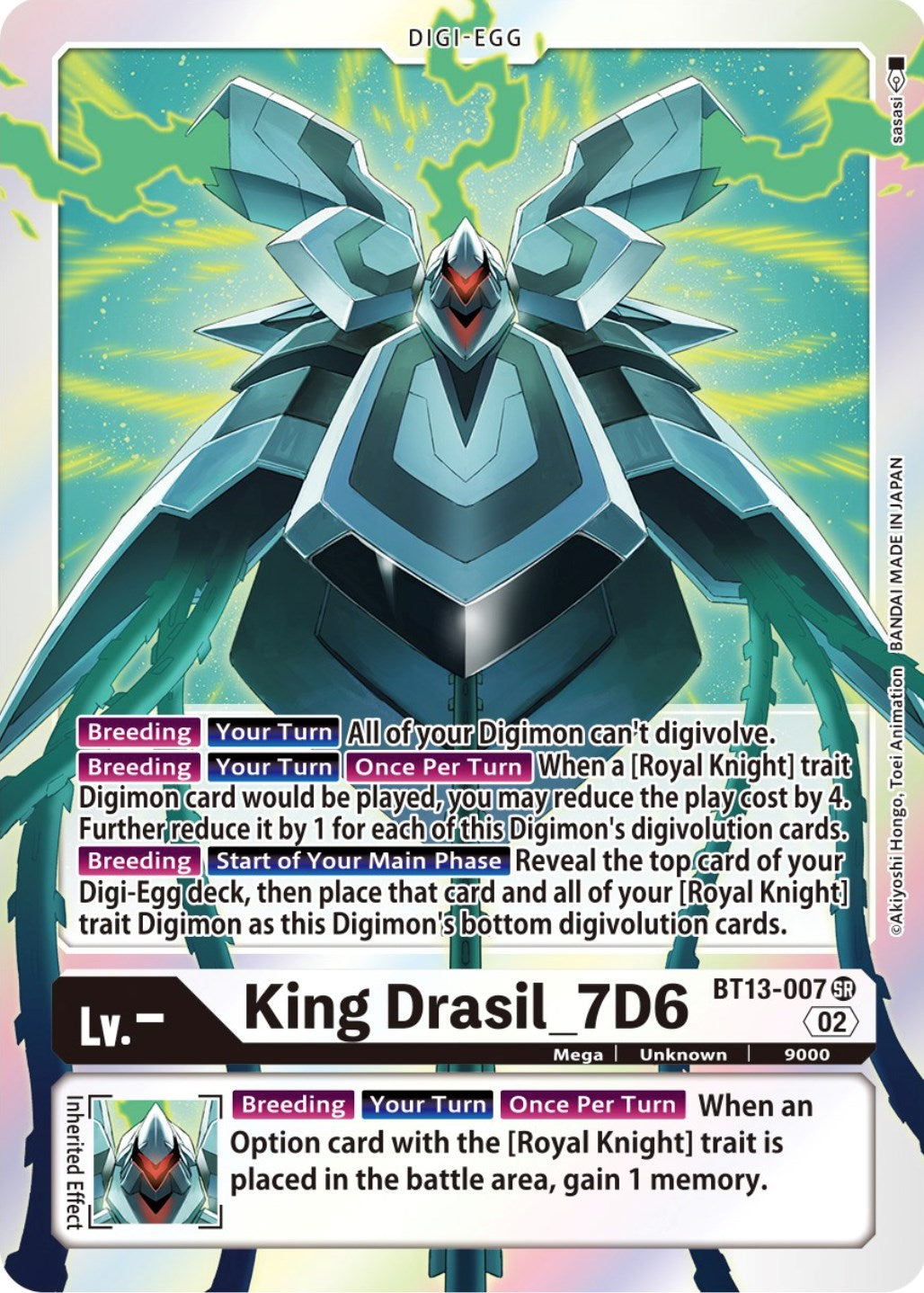 King Drasil_7D6 [BT13-007] [Versus Royal Knights Booster] | Devastation Store