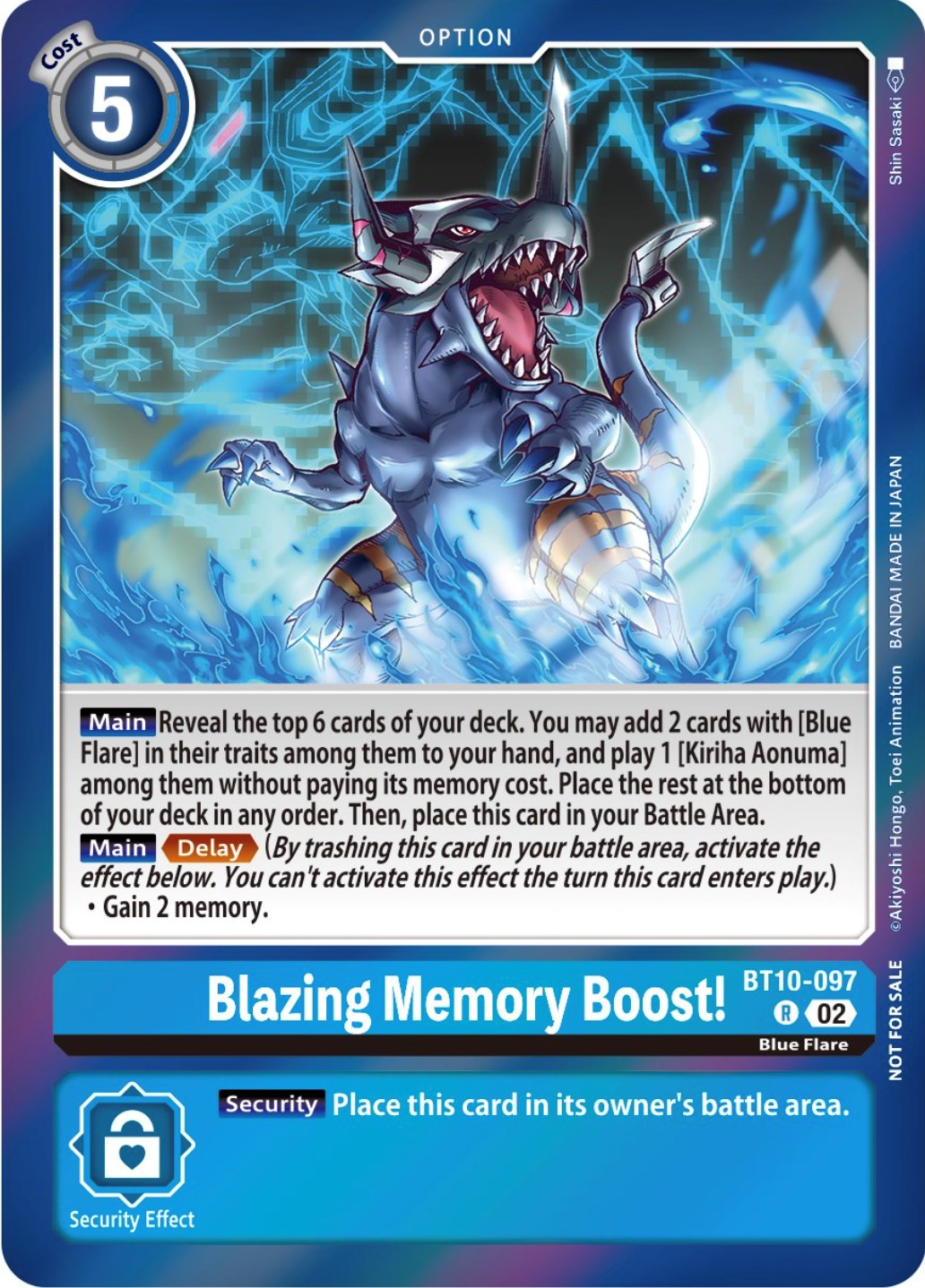 Blazing Memory Boost! [BT10-097] (Event Pack 5) [Xros Encounter Promos] | Devastation Store