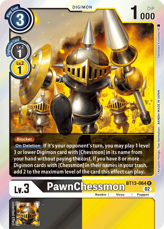 PawnChessmon [BT13-064] [Versus Royal Knights Booster] | Devastation Store